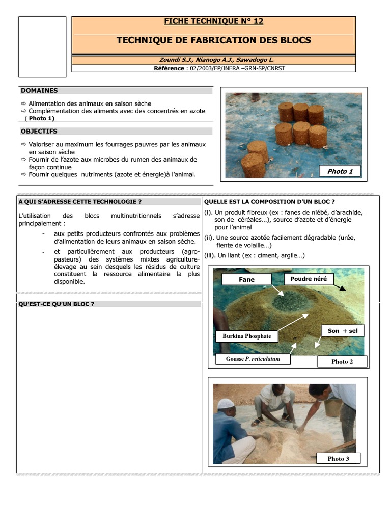 Fiche Technique Metal Blocks – Fiche Technique Tissu Métallique – DDHAT
