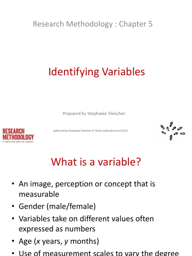 Chap 5 - Identifying Variables | Download Free PDF | Level Of ...