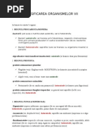 Clasificarea Organismelor Vii