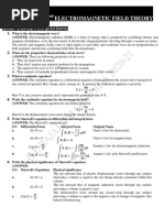 UNIT-2: Electromagnetic Field Theory