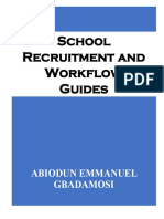School Recruitment and Workflow Guides. TOC