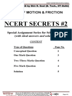 Ncert Secrets #2: Laws of Motion & Friction