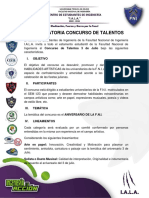 Convocatoria Concurso de Talentos 3 de Julio 2023 Rev