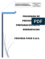SST-PG-01 Programa de Prevención y Preparación Ante Emergencias