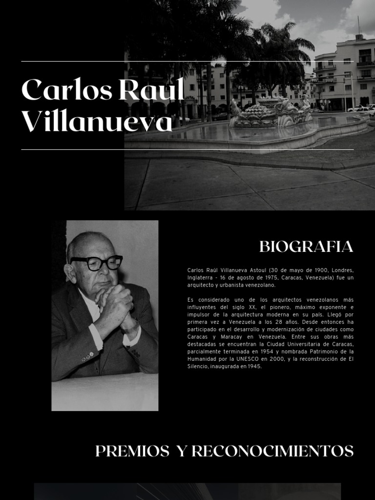 Biografía de Carlos Raúl Villanueva | PDF | Arte | Historia