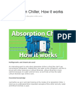 Absorption Chiller Working Principal