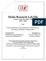 Media Research Lab File (Tanmay Kar & Rishabh Sajwan) 2