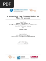 A Vision-Based Line Following Method For Micro Air Vehicles