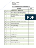 Rundown Upacara Hari Bhayangkara Ke-77 Tahun 2023