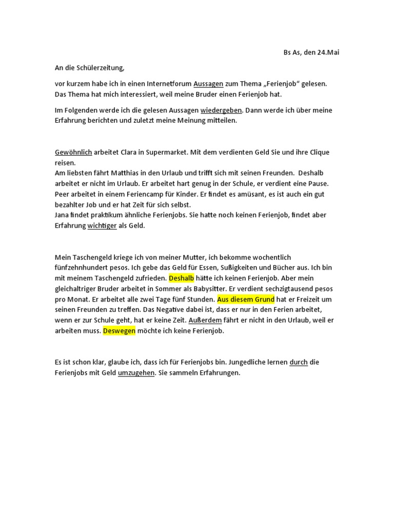 jobsuche ferienjob