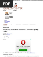 Download Step by Step Instructions to Download and Install Quality Center _ Learn Quality Center QC by Venugopal Reddy M SN65787483 doc pdf