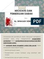 Homeostatis Dan Pembekuan Darah