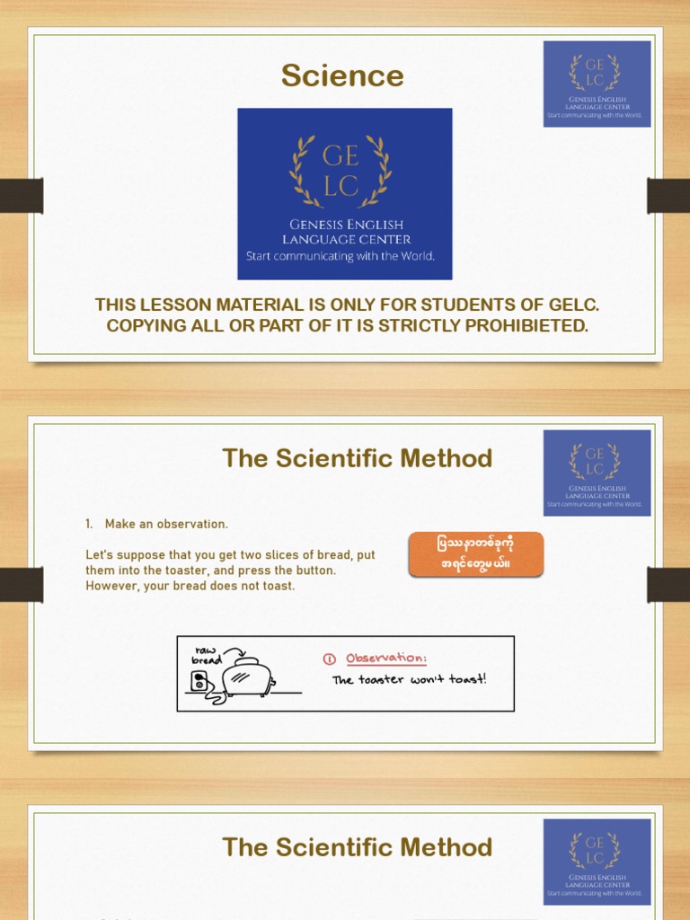 GED - Science (Scientific Method) | PDF