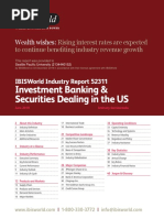 Investment Banking - Securities Dealing in The US Industry Report