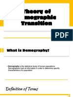 Theory of Demographic Transition