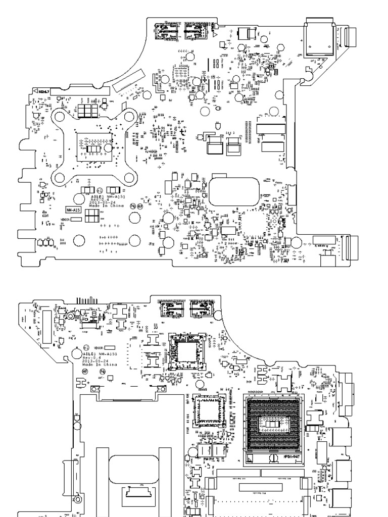 NMA151 AILE1 Rev 0.4 LCFC Lenovo ThinkPad E440 BoardView PDF PDF