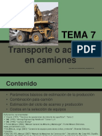 TEMA 7 Transporte en Camiones