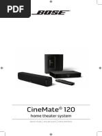 Cinemate 120 PDF Ownersguide MULTI