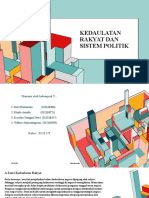 Kedaulatan Rakyat Dan Sistem Politik New