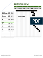 Construction Schedule: Phase 1 Title