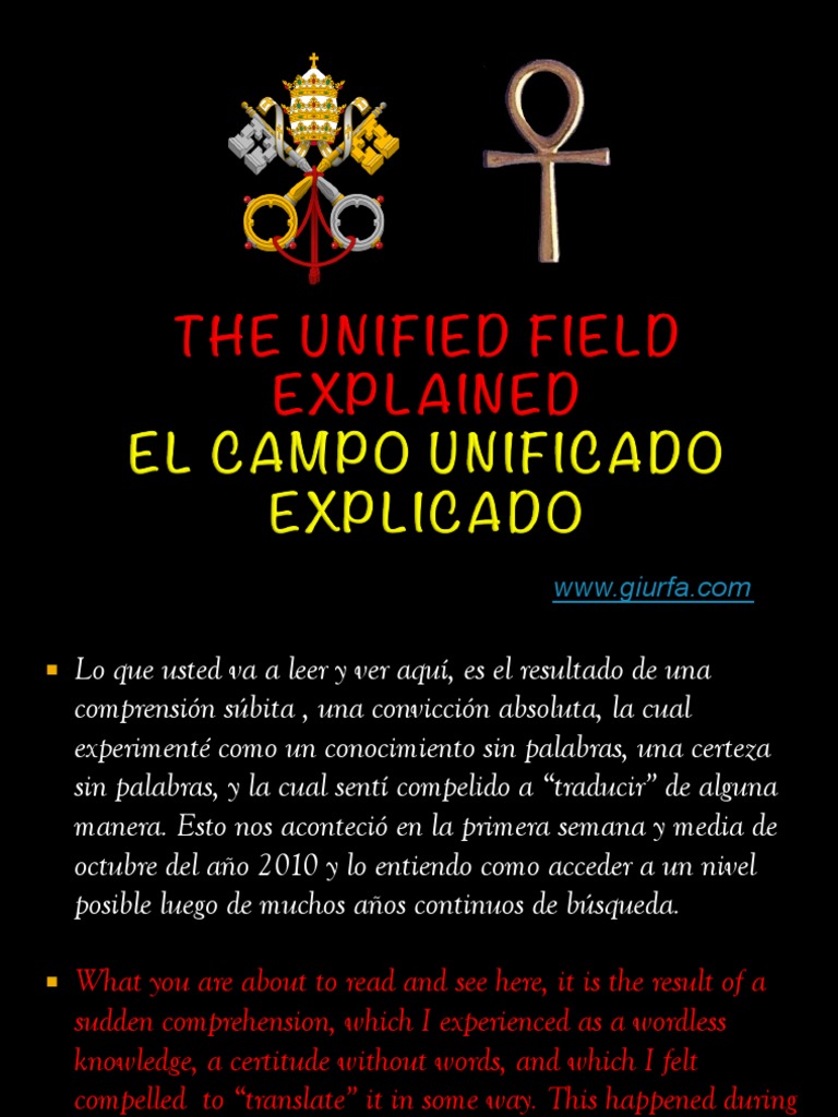 Theory of The Unified Field PDF Física Ciencias fisicas