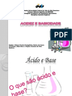 Seminario - Acidez e Basicidade