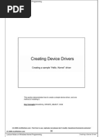 WK - Creating Device Drivers