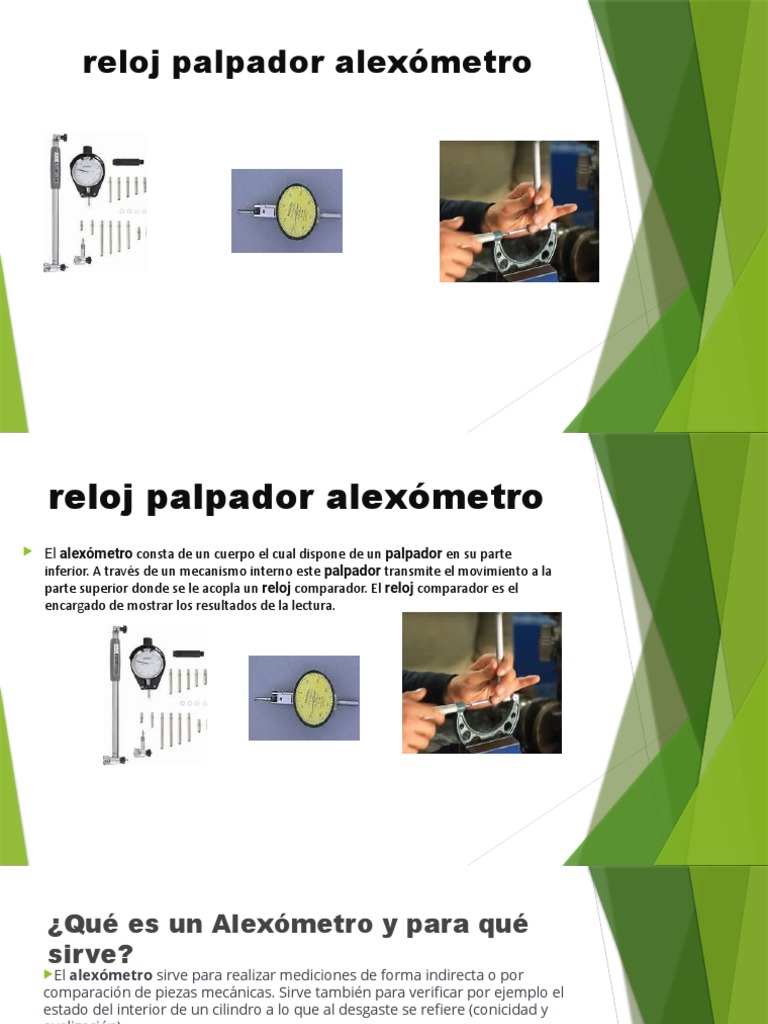 Partes y uso del alexómetro | PDF | Reloj | Medición