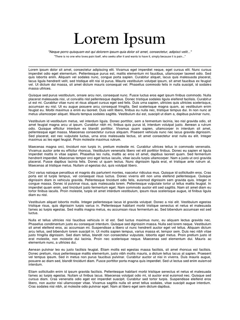 Lorem ipsum pdf