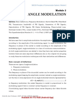 Syllabus: Basic Definitions, Frequency Modulation: Narrow Band FM, Wide Band