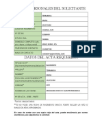 Formulario de Datos Actualizado