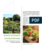 Proyecto Huerto Ecologico Sustentable