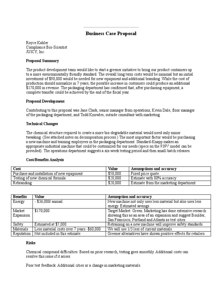 BusinessCaseProposal PDF