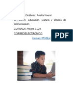 Gutierrez - Analia - TF Educación, Cultura y Medios de Comunicación - 16° - Marzo - 2.023