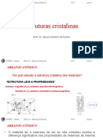 Aula 4 - Estruturas Cristalinas