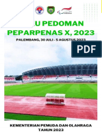 Buku Pedoman Peparpenas 2023. Palembang