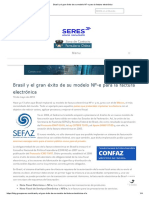 Grupo Seres - C - Brasil y El Gran Éxito de Su Modelo NF-e para La Factura Electrónica