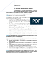 N1 - Definição Do Escopo e Requisitos Do Projeto