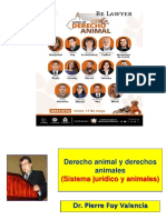 Derecho Animal y Derechos de Animales Dr. Pierre Foy