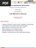 EE241: E C I: Lectric Ircuits