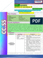 Experiencia de Aprendizaje 03 - 3ero y 4to - Ciencias Sociales - 2022