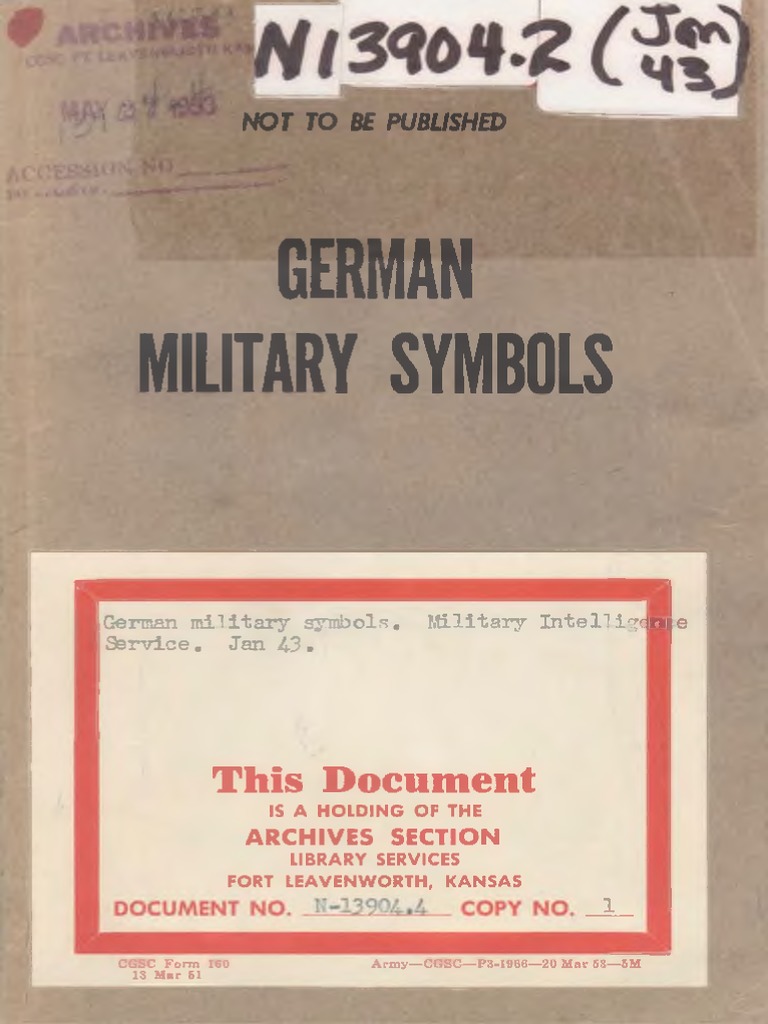 German Military Symbols PDF