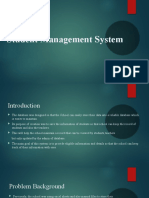 Student Management System of Database System