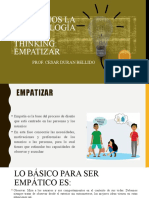 Aplicamos La Metodología Design Thinking-EMPATIZAR