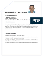 Curriculum-Vitae-Jaime Paez