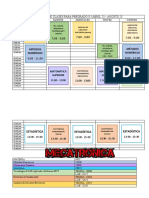 Horario de Clases para Pregrado S-I Abril 23 - Agosto 23