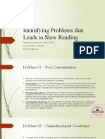 Identifying Problems That Lead To Slow Reading-1