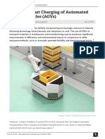 Automatic Fast Charging of Automated Guided Vehicles (AGVs)