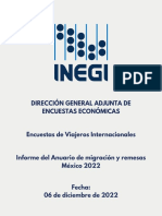 Informe Del Anuario de Migración y Remesas México 2022