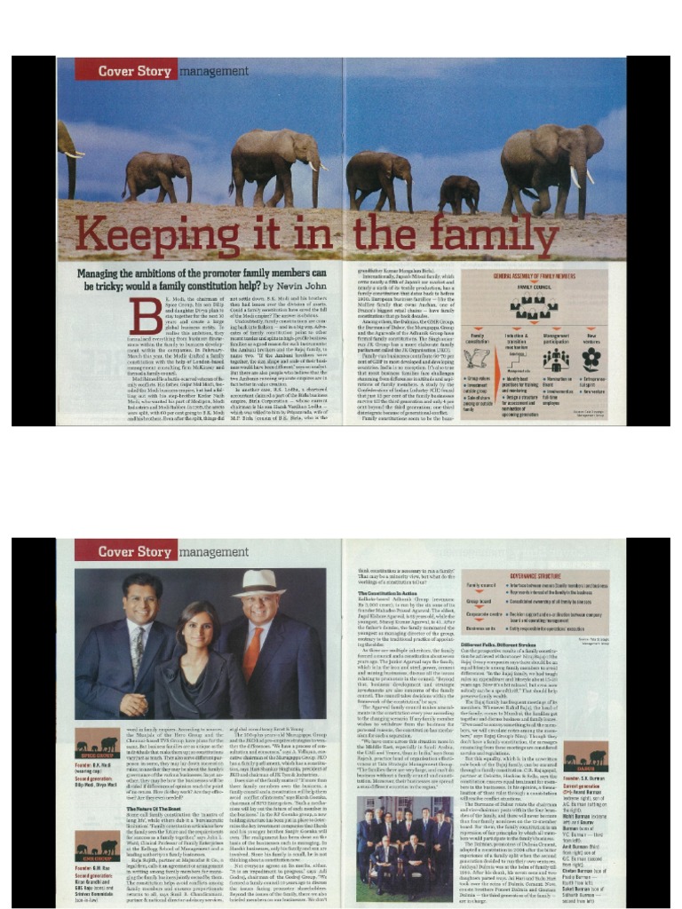 Keep It in The Family | PDF